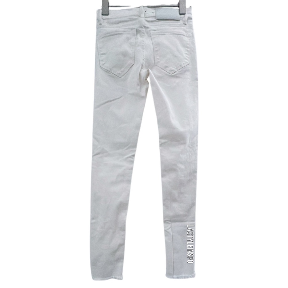 REVOLVE All Saints Mast Fray Off White Jeans Size 25